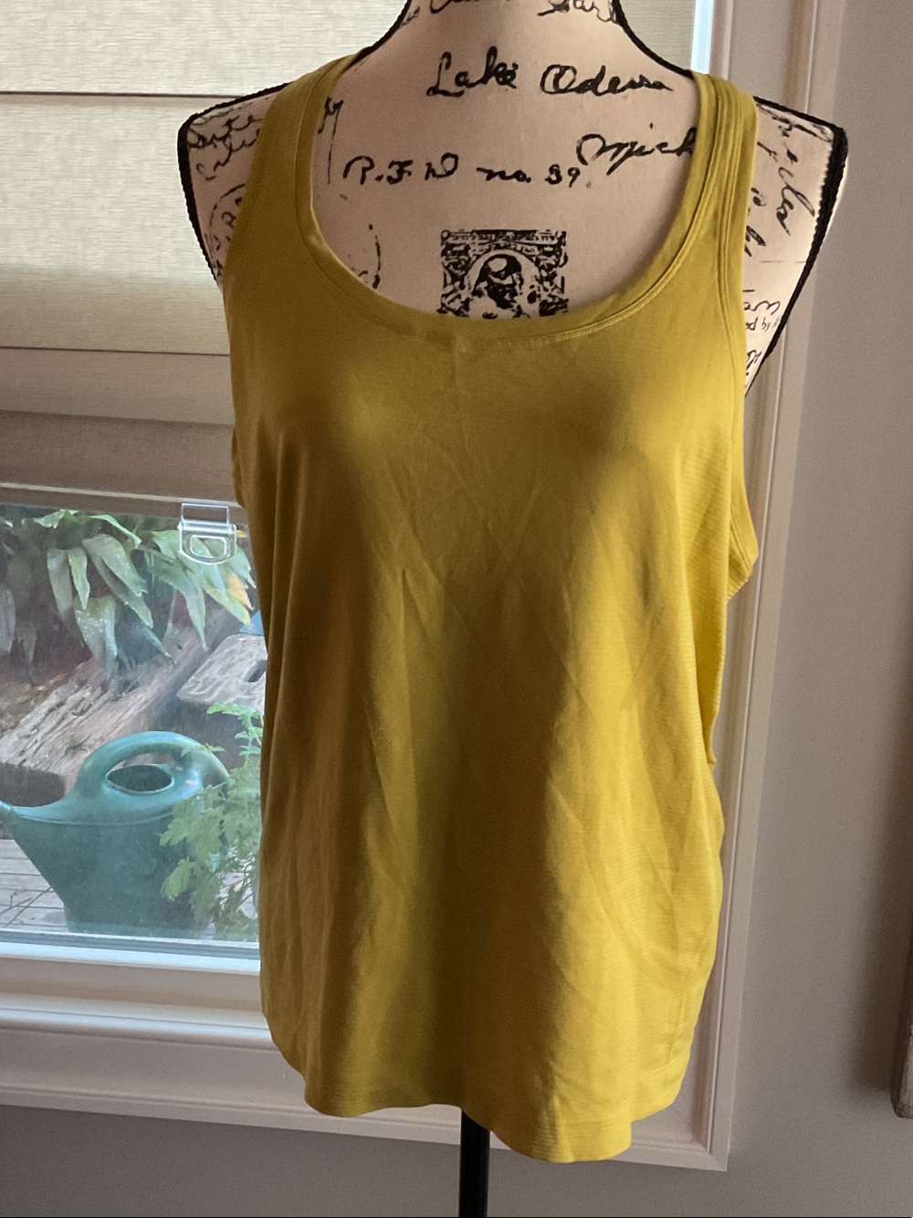 lululemon athletica Scoop Neck Tank Top - Mustard